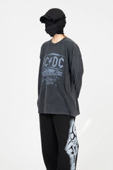 Rhode in Black Washed Long Sleeve T-Shirt