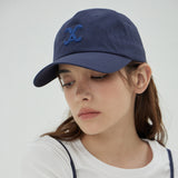 VA カーブロゴナイロンボールキャップ    / Navy