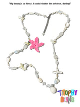 Natural Pearl Crystal Flower Necklace