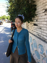 Liang cardigan + knit top (3color)