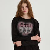 Maltese archive see-through knit