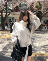 Penner Belted Short Trench Jacket
