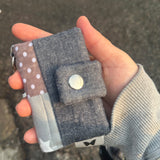 Denim Patch Card Wallet