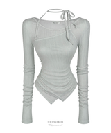 [MADE] Bella layered holter top (3color)