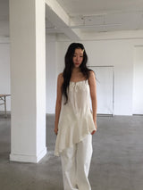 Rib Unbalanced Dress (3 colors)