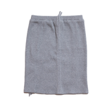 SHIRRING STRING SKIRT GRAY
