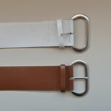 Leather lock belt