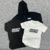 Collaboration オーバーサイズTシャツ BLACK | Creepy Nuts × CROOZ