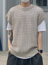 Mesh Net Knitted Vest 2C