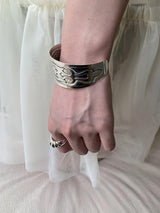Vintage ethnic silver bangle