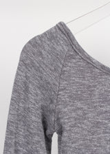 スラブオフクロップTシャツ