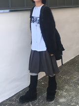 ルーズフィットソフトファーカーディガン