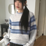 ハスルボカシストライプニットウェア
