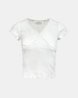 Misty フリルパンチングTシャツ