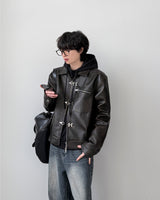 Barrier Hook Leather Jacket