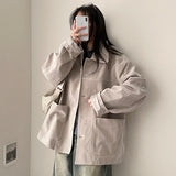 Deliveroo Slit Suede Tracker Jacket