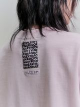 ルナウォッシングラバトTシャツ (PINK)