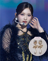 [IVE Leeseo Piercing] Golden Shadow and Ribbon Piercing