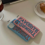 [MADE] favorite things [hard case] 2color