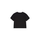 25SS サークルフレームロゴクロップショートスリーブTシャツ ブラック