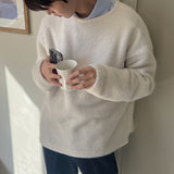 3タップスノートゥインクルボートネックニット (3color)