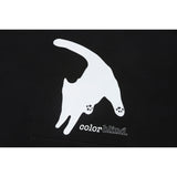 'Paw Wow Cat' Hoodie Black