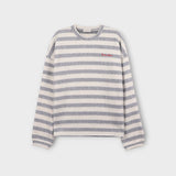 Fluffy Lucy Fleece Border T Shirt (3color)