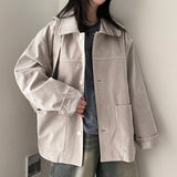 Deliveroo Slit Suede Tracker Jacket