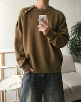 Bis Diagonal Button Knit