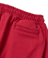 Cross Balloon Sweat Pants _ Dark Red