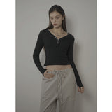 DAISY TOP-BLACK