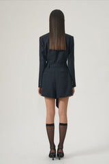 City Belted Jumpsuit_Navy