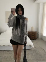 Suede mini skirt pt
