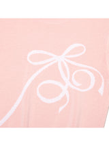 KIRSH PLAIN RIBBON CHERRY SUMMER KNIT - PINK