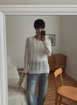 Veil two-tuck wide denim pants