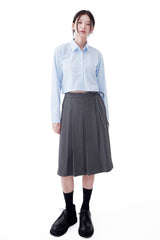  LINE BALANCE CROP SHIRT
