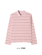No.1363 salt collar stripe T (4color)