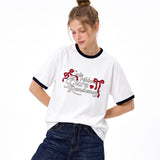 ピュア リボン カリ リンガー Tシャツ (2color)