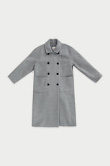 Herringbone double coat_gray