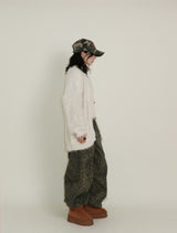 Featheryan Rouge Long Angora Cardigan