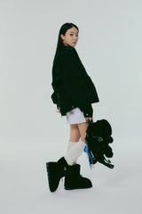 Oversized Destroyed Jacket_Black