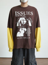 ISSUES レイヤードオーバーロングスリーブティー 3C