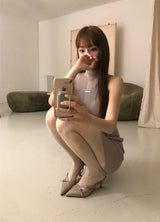 エンジェルリングドットタイツ