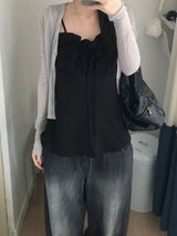 Lua see-through V-neck cardigan (5 colors)