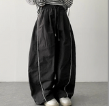 レオストラップバンディングワイドパンツ