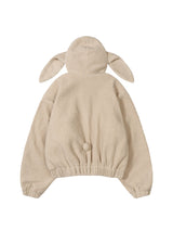 FLUFFY BUNNY JACKET (IVORY)