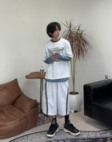 カーディンダブルラインバミューダパンツ