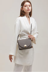 ISLE MINI ショルダーレザーバッグ / Mud Grey
