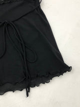 Sheer Lace Ribbon Top