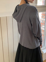 26SS★ [BAONHAUS]ジェンボーダーフードジップアップ